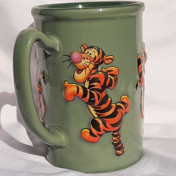 Disney Tigger Winnie the Pooh Large 3D Mug Green - Picture 5 of 7